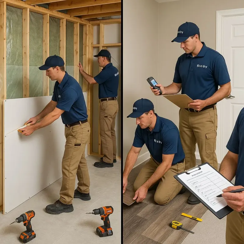 Repairs and Reconstruction process in Ocean View, DE